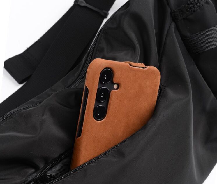 Кожаный чехол MELKCO Jacka Type для Samsung Galaxy S25 Ultra (S938) - Black: фото 4 из 10