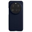 Кожаный чехол MELKCO Leather Case для Xiaomi 15 Ultra - Dark Blue (377338DB)