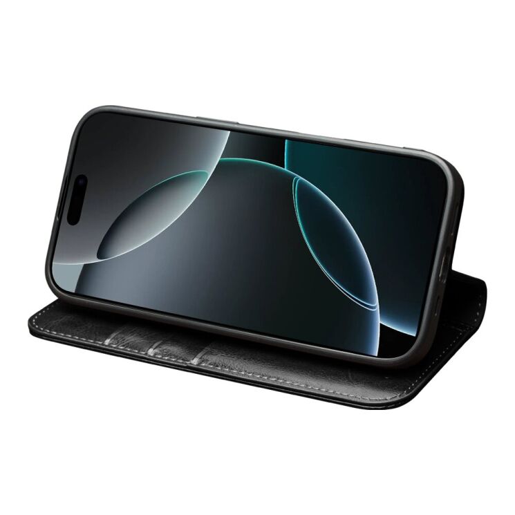 Кожаный чехол QIALINO Classic Case для Apple iPhone 17 Air - Black: фото 3 из 13