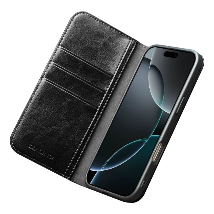 Кожаный чехол QIALINO Classic Case для Apple iPhone 17 Air - Black: фото 2 из 13