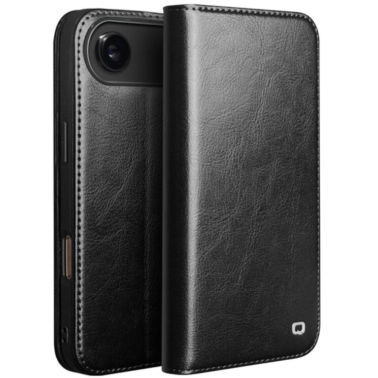 Кожаный чехол QIALINO Classic Case для Apple iPhone 17 Air - Black: фото 1 из 13