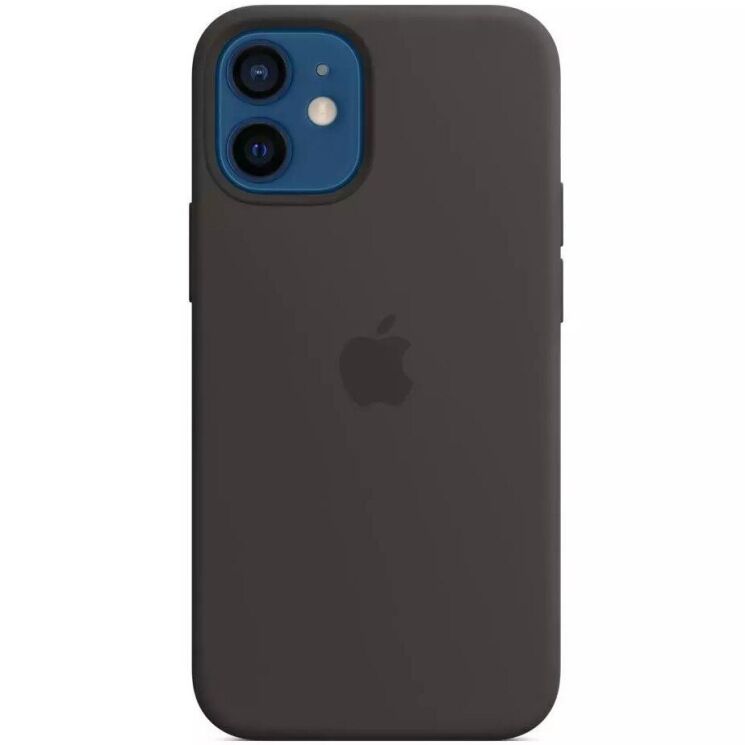 Оригинальный чехол MagSafe Silicone Case для Apple iPhone 12 Mini (MHKX3) - Black: фото 2 из 7