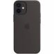 Оригинальный чехол MagSafe Silicone Case для Apple iPhone 12 Mini (MHKX3) - Black (260158B). Фото 6 из 7