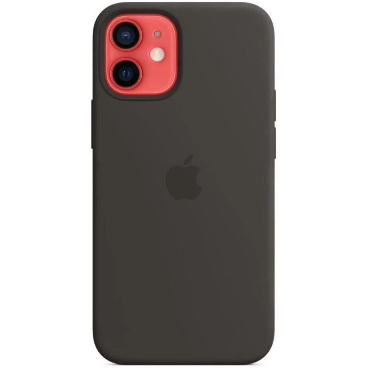 Оригинальный чехол MagSafe Silicone Case для Apple iPhone 12 Mini (MHKX3) - Black: фото 4 из 7