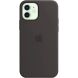 Оригинальный чехол MagSafe Silicone Case для Apple iPhone 12 Mini (MHKX3) - Black (260158B). Фото 1 из 7