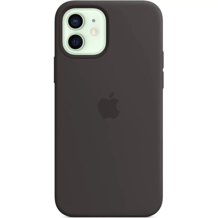 Оригинальный чехол MagSafe Silicone Case для Apple iPhone 12 Mini (MHKX3) - Black: фото 1 из 7