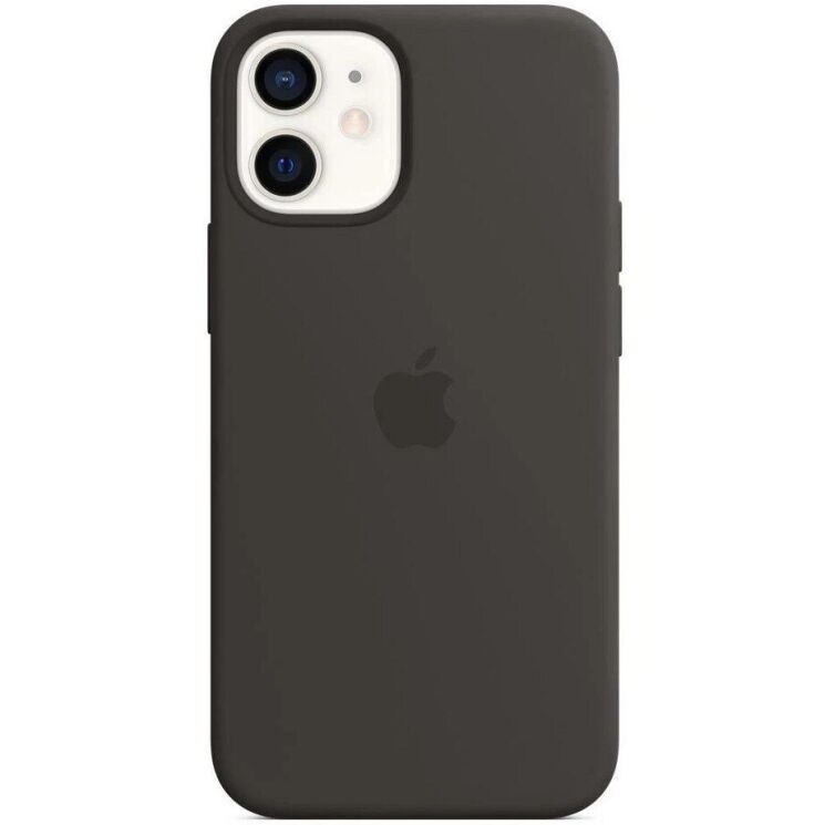 Оригинальный чехол MagSafe Silicone Case для Apple iPhone 12 Mini (MHKX3) - Black: фото 5 из 7