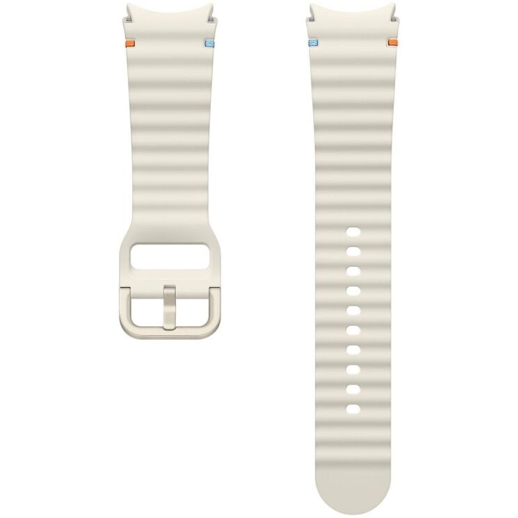 Оригинальный ремешок Sport Band (M/L) для Samsung Galaxy Watch 4 / 4 Classic / 5 / 5 Pro / 6 / 6 Classic / 7 / FE (ET-SNL31LWEGEU) - Cream: фото 2 из 3