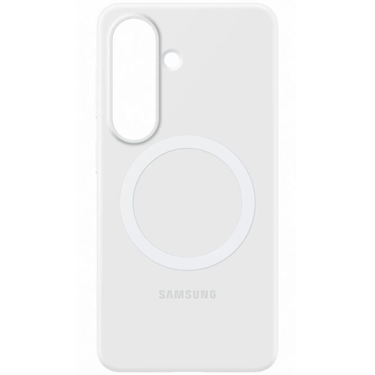 Оригинальный силиконовый чехол Silicone Magnet для Samsung Galaxy S26 (S942) EF-ES942CWEGWW - White: фото 4 из 5