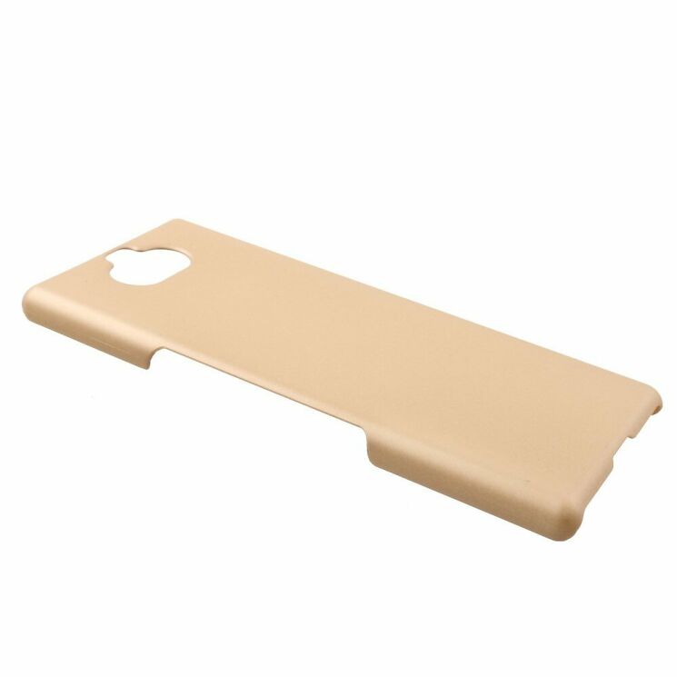 Пластиковый чехол Deexe Hard Shell для Sony Xperia 10 Plus - Gold: фото 2 из 3