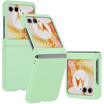 Пластиковый чехол Deexe Hard Shell (FF) для Motorola Razr 50 / Razr 70 - Mint Green: фото 1 из 8