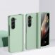 Пластиковый чехол Deexe Hinge Case для Samsung Galaxy Fold 6 - Light Green (357601LG). Фото 2 из 9