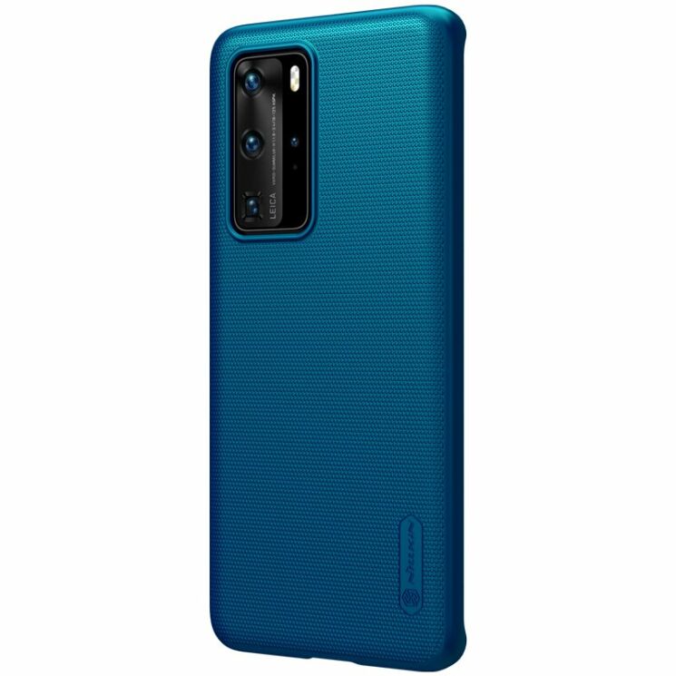 Пластиковий чохол NILLKIN Frosted Shield для Huawei P40 Pro - Blue: фото 3 з 18