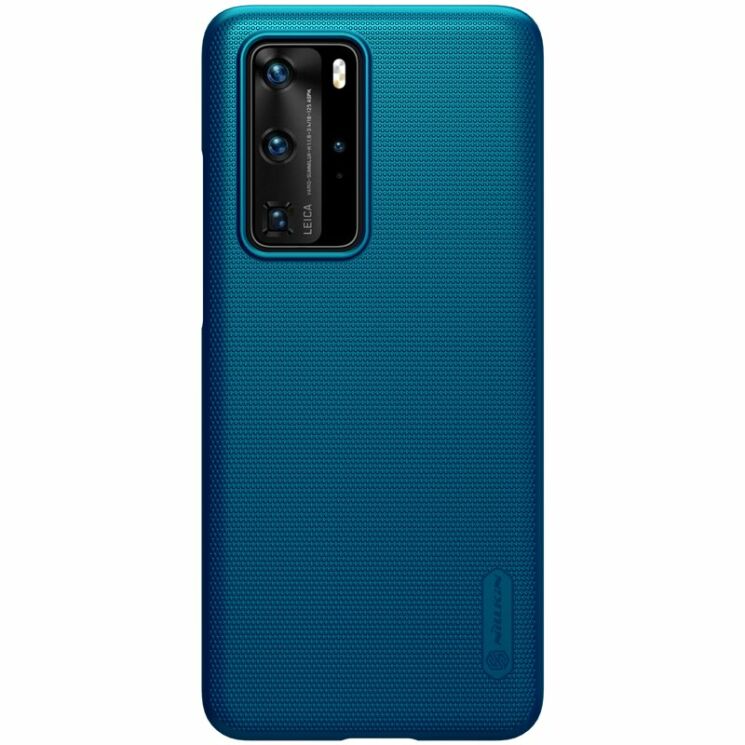 Пластиковий чохол NILLKIN Frosted Shield для Huawei P40 Pro - Blue: фото 1 з 18