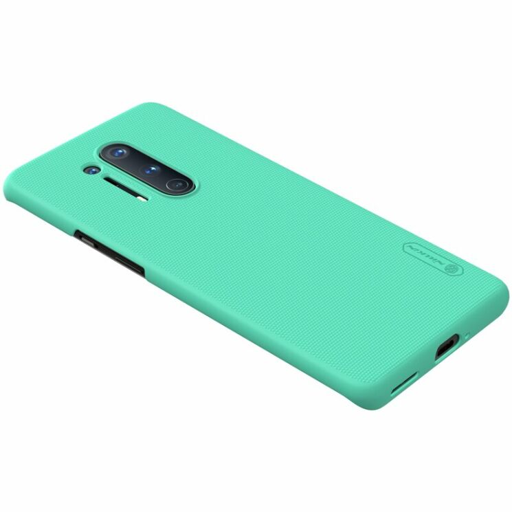 Пластиковый чехол NILLKIN Frosted Shield для OnePlus 8 Pro - Green: фото 6 из 19