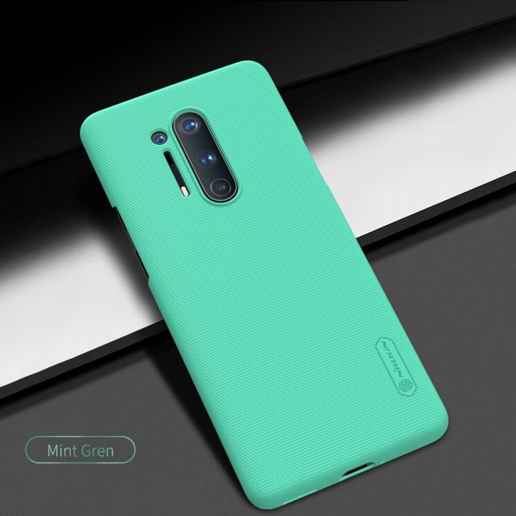 Пластиковый чехол NILLKIN Frosted Shield для OnePlus 8 Pro - Green: фото 7 из 19