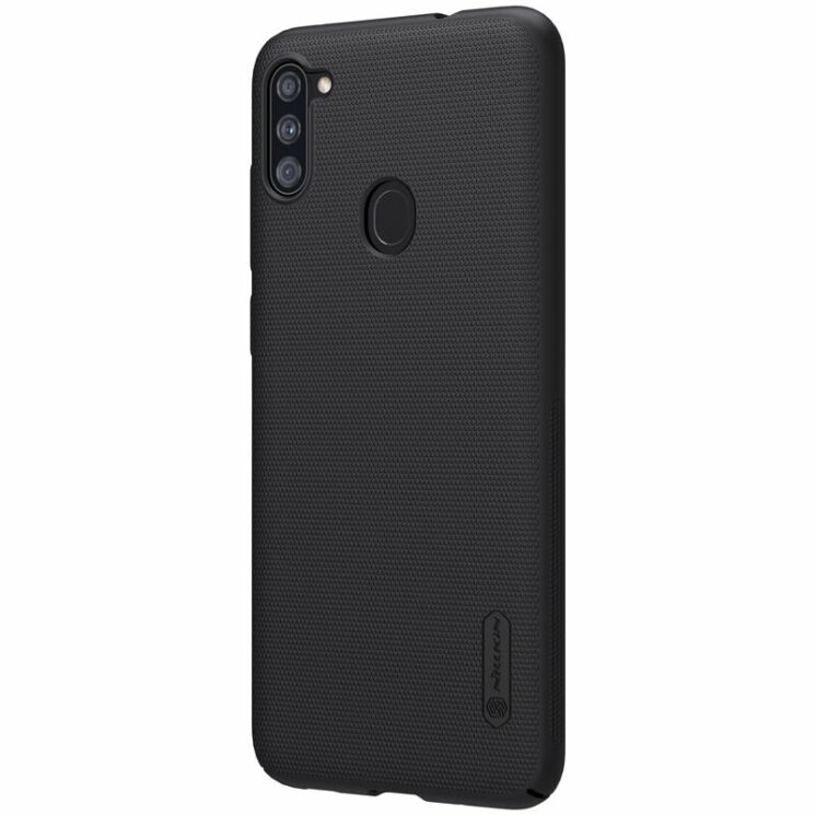 Пластиковий чохол NILLKIN Frosted Shield для Samsung Galaxy A11 (A115) - Black: фото 3 з 17