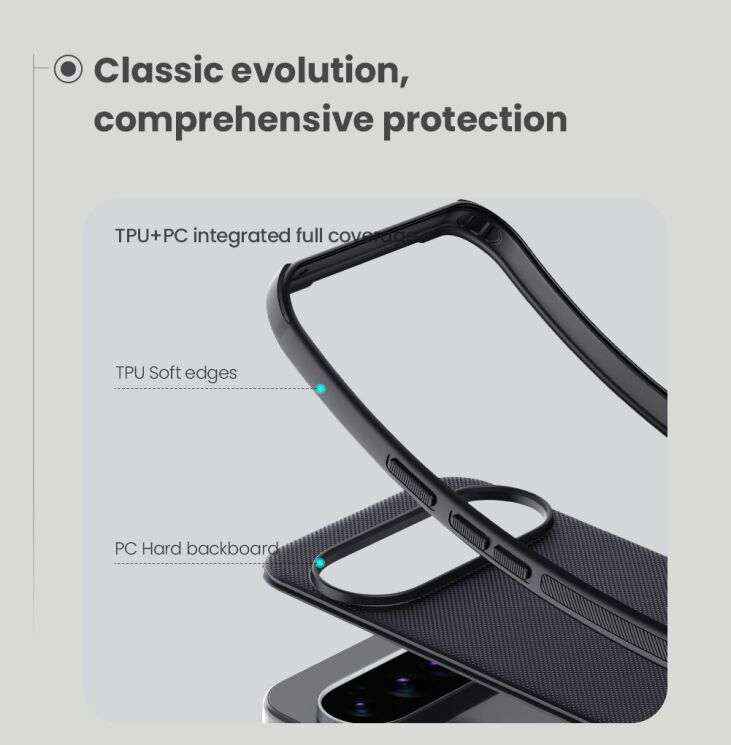 Пластиковий чохол NILLKIN Frosted Shield Pro для Google Pixel 10 / 10 Pro - Black: фото 9 з 18