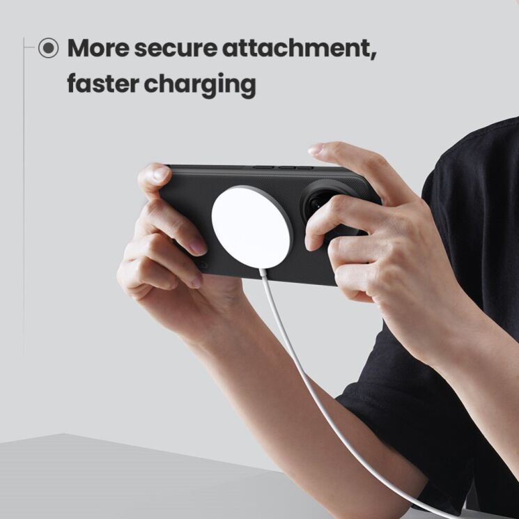Пластиковый чехол NILLKIN Frosted Shield Pro Magnetic для Xiaomi Poco F7 Ultra - Black: фото 13 из 18