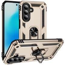 Противоударный чехол с подставкой Deexe Armor Case для Samsung Galaxy A27 (A276) - Gold: фото 1 из 7