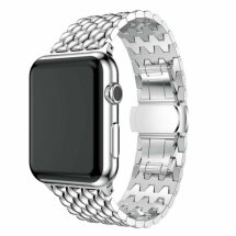 Ремешок Deexe Aluminum для Apple Watch 46 / 45 / 44 / SE 44 / 42 (Series 1-3) / Ultra / Ultra 2 - Silver: фото 1 из 4