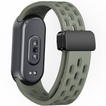 Ремешок Deexe Astra Strap для Xiaomi Mi Smart Band 8 / 9 - Army Green: фото 1 из 9