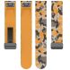 Ремешок Deexe Camo Silicone для часов с шириной крепления 22мм - Yellow (271420Y). Фото 5 из 10