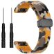 Ремешок Deexe Camo Silicone для часов с шириной крепления 22мм - Yellow (271420Y). Фото 1 из 10
