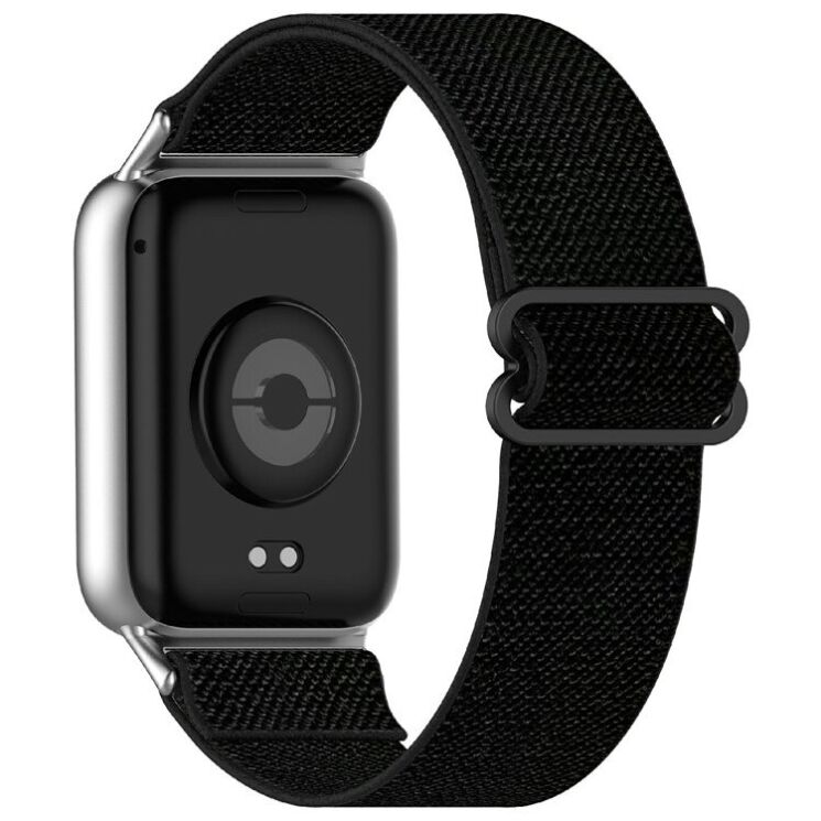 Ремешок Deexe Knitted Strap для Xiaomi Redmi Watch 4 / 5 / Mi Smart Band 8 Pro / Band 9 Pro - Black: фото 1 из 9