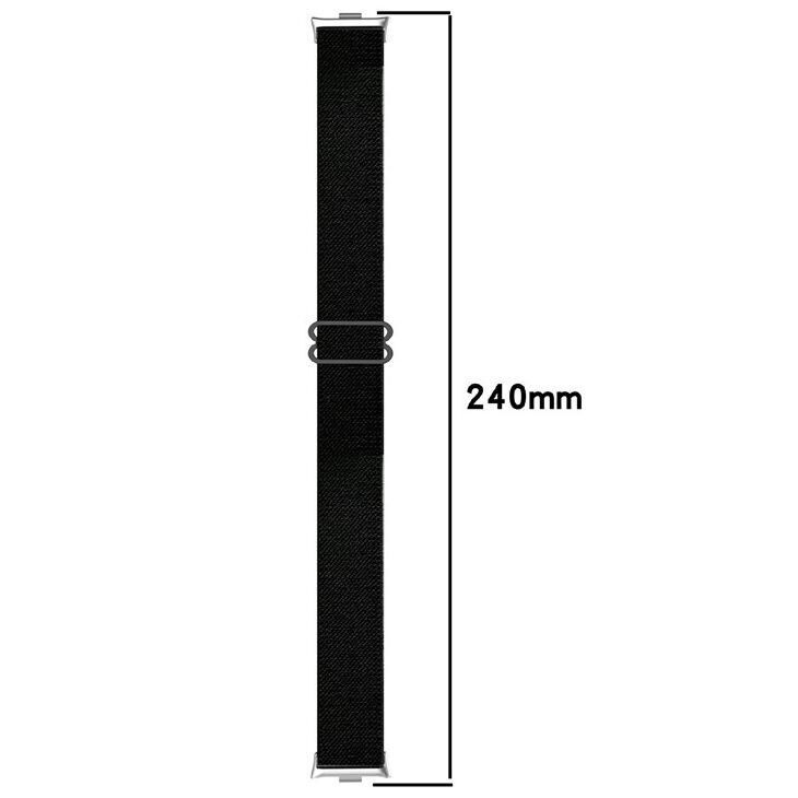 Ремешок Deexe Knitted Strap для Xiaomi Redmi Watch 4 / 5 / Mi Smart Band 8 Pro / Band 9 Pro - Black: фото 9 из 9
