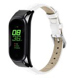 Ремешок Deexe Leather Strap для Xiaomi Mi Band 7 - White: фото 1 из 6