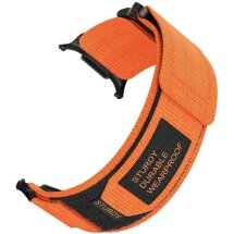 Ремінець Deexe Magic Tape для Samsung Galaxy Watch Ultra (47mm) - Orange: фото 1 з 4