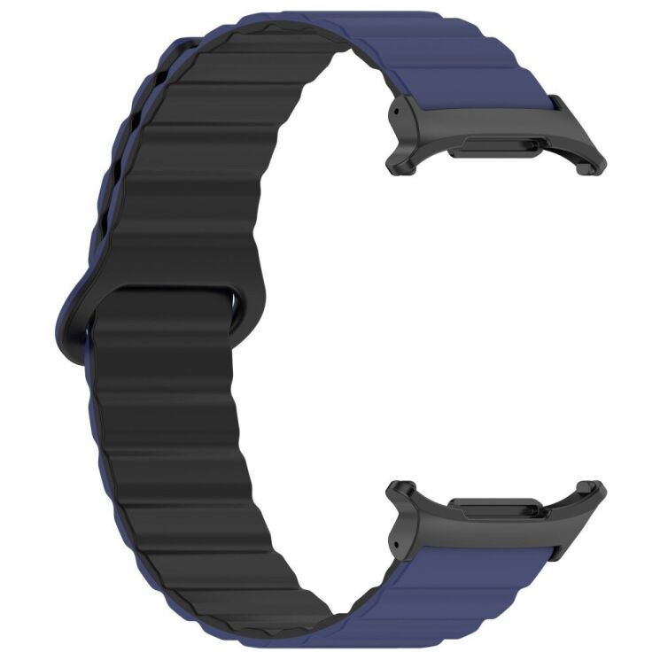 Ремінець Deexe Magnetic Band для Samsung Galaxy Watch Ultra - Dark Blue / Black: фото 4 з 7