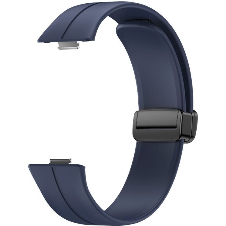Ремінець Deexe Magnetic Braselet для Huawei Watch Fit 3 - Blue: фото 3 з 5
