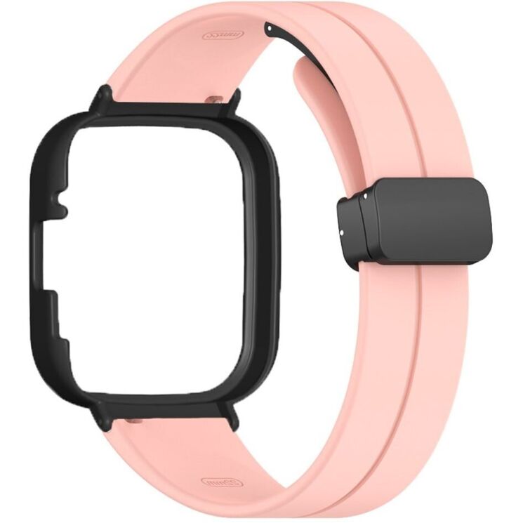 Ремінець Deexe Magnetic Braselet для Xiaomi Redmi Watch 3 - Pink: фото 3 з 3