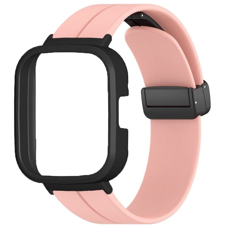 Ремінець Deexe Magnetic Braselet для Xiaomi Redmi Watch 3 - Pink: фото 1 з 3