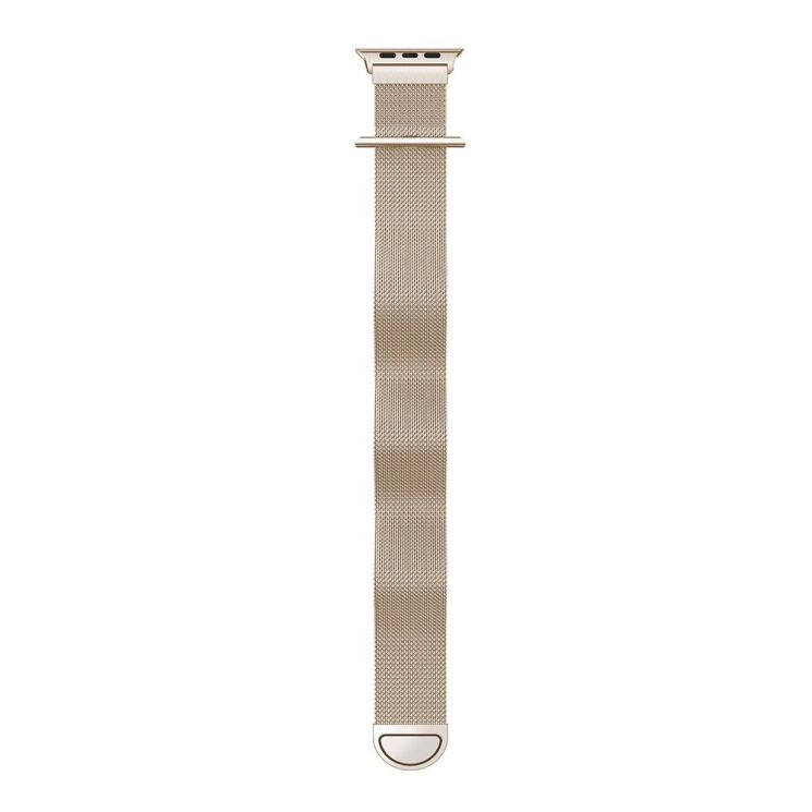 Ремінець Deexe Milanese Stainless Steel для Apple Watch 42 (Series 10) / 41 / 40 / SE 40 / 38 - Champagne Silver: фото 4 з 4