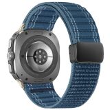 Ремешок Deexe Nylon Strap для Samsung Galaxy Watch Ultra (47mm) / Ultra (2025) - Sapphire: фото 1 из 5