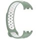 Ремешок Deexe Dual Color для Xiaomi Mi Smart Band 8 / 9 - Light Green / White (326043GW). Фото 3 из 7