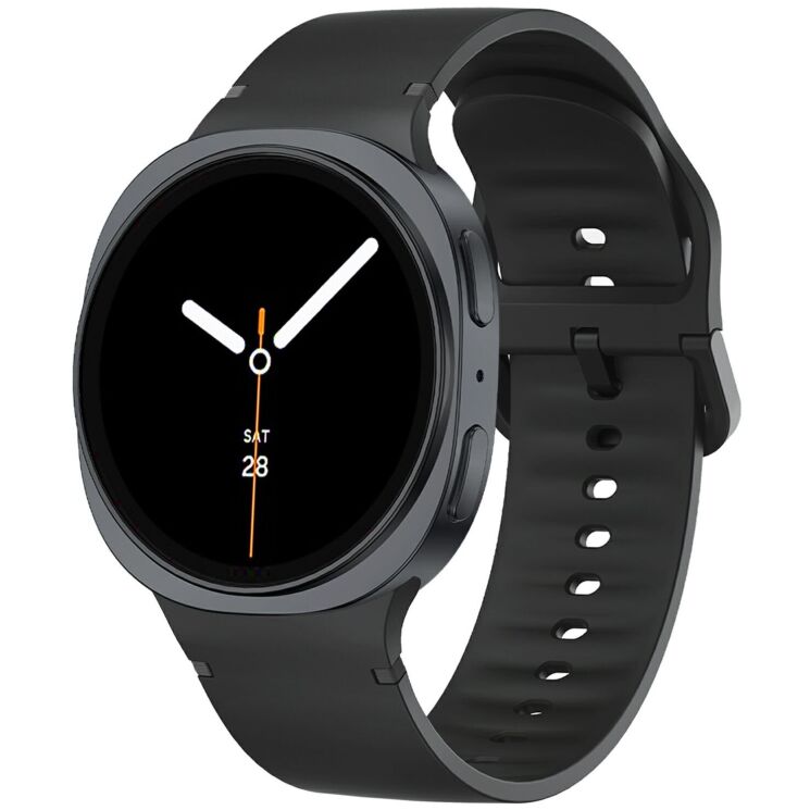 Ремінець Deexe Soft Silicone для Samsung Galaxy Watch 8 (40/44mm) / 8 Classic - Black: фото 2 з 6