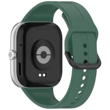 Ремешок Deexe Soft Silicone для Xiaomi Redmi Watch 4 / 5 / Mi Smart Band 8 Pro / Band 9 Pro - Dark Green: фото 1 из 9