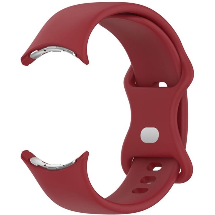 Ремешок Deexe Soft Touch для Google Pixel Watch / Watch 2 / Watch 3 (41mm) - Red: фото 4 из 4