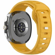 Ремінець Deexe Sport Band для Samsung Galaxy Watch 8 (40/44mm) / 8 Classic - Yellow: фото 1 з 6
