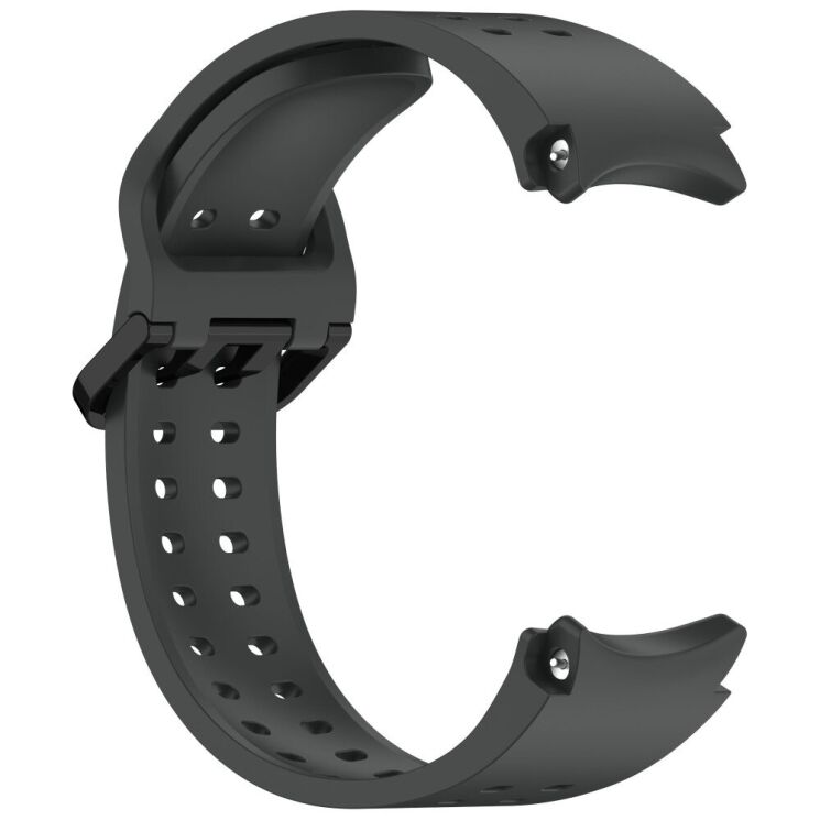 Ремінець Deexe Sport Loop для Samsung Galaxy Watch 4 / 5 / 6 / 7 / FE (40mm) - Dark Grey: фото 4 з 12