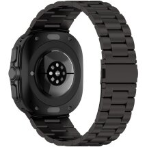 Ремінець Deexe Stainless Steel для Samsung Galaxy Watch Ultra (47mm) - Black: фото 1 з 9