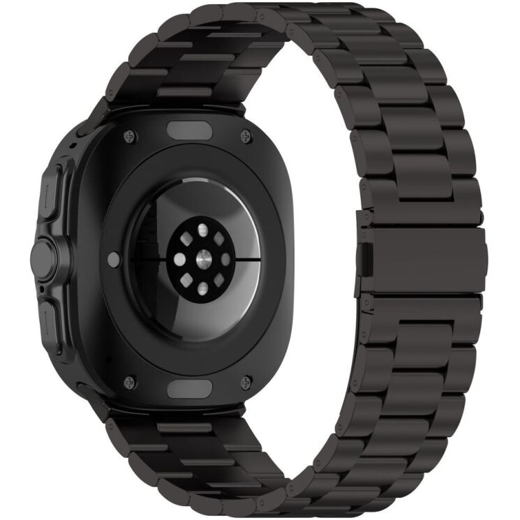 Ремешок Deexe Stainless Steel для Samsung Galaxy Watch Ultra (47mm) - Black: фото 1 из 9