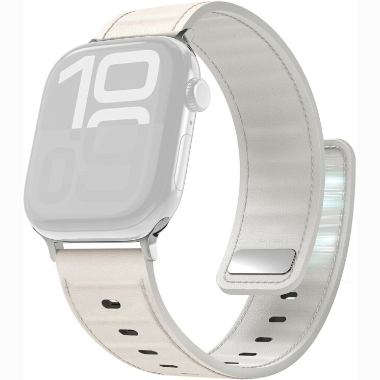 Ремінець для годинника AHASTYLE Signature Touch для Apple Watch 42 (Series 10/11) / 41 / 40 / SE 40 / 38 - Beige (371862E) Ремінець для годинника AHASTYLE Signature Touch для Apple Watch 42 (Series 10/11) / 41 / 40 / SE 40 / 38 - Beige: фото 1 з 8