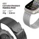 Ремінець DUX DUCIS Milanese Air Series для Apple Watch 46 / 45 / 44 / SE 44 / 42 (Series 1-3) / Ultra / Ultra 2 - Black (364226B). Фото 8 з 12