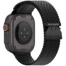 Ремешок DUX DUCIS Milanese Air Series для Apple Watch 46 / 45 / 44 / SE 44 / 42 (Series 1-3) / Ultra / Ultra 2 - Black: фото 1 из 12