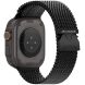 Ремінець DUX DUCIS Milanese Air Series для Apple Watch 46 / 45 / 44 / SE 44 / 42 (Series 1-3) / Ultra / Ultra 2 - Black (364226B). Фото 1 з 12